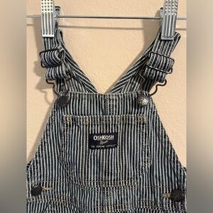 OshKosh B'gosh Blue Striped Kids Overalls
